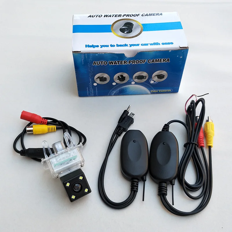 Для Mercedes Benz C Class W204 S204 C204 2012 ~ 2015/RCA AUX беспроводной HD широкоугольный объектив