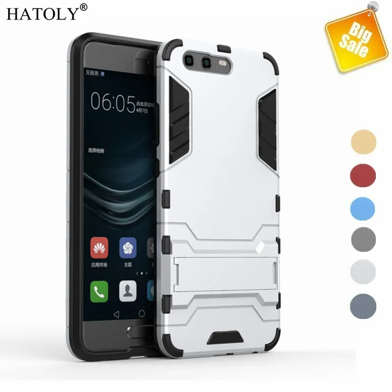 

For Cover Huawei P10 Case Shockproof Armor Hard Cover For Huawei P10 Silicone Anti-Knock Stand Phone Bumper Case For Huawei P10