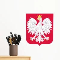poland europe national emblem country removable wall sticker art decals mural diy wallpaper for room decal