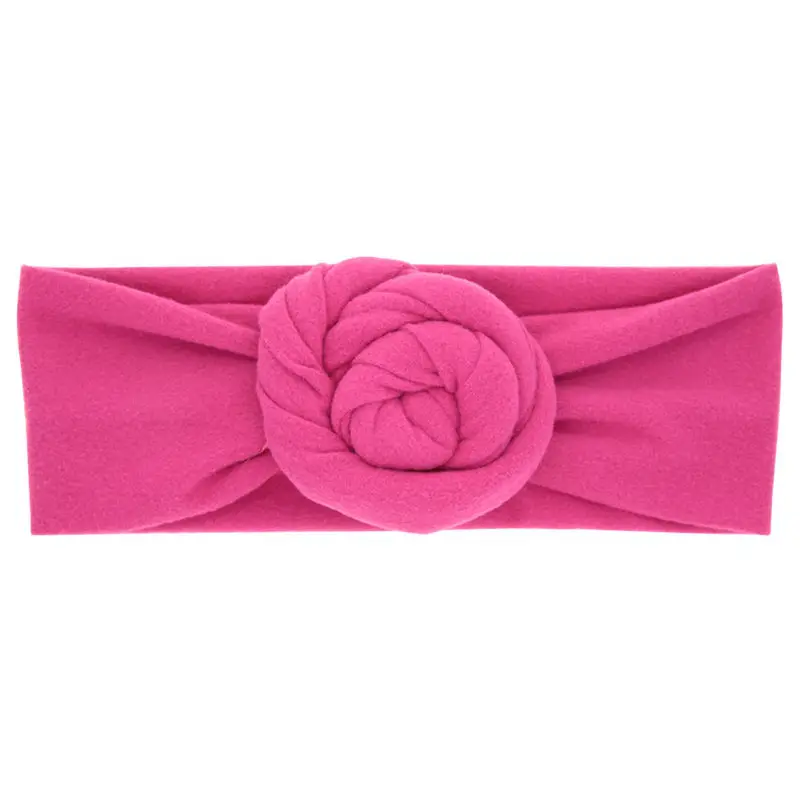 Naturalwell New Cotton Head Band Top Knot Headband Baby Girls Flower Warp Meadow Style Toddler Infant Hairband HB203S | Детская одежда