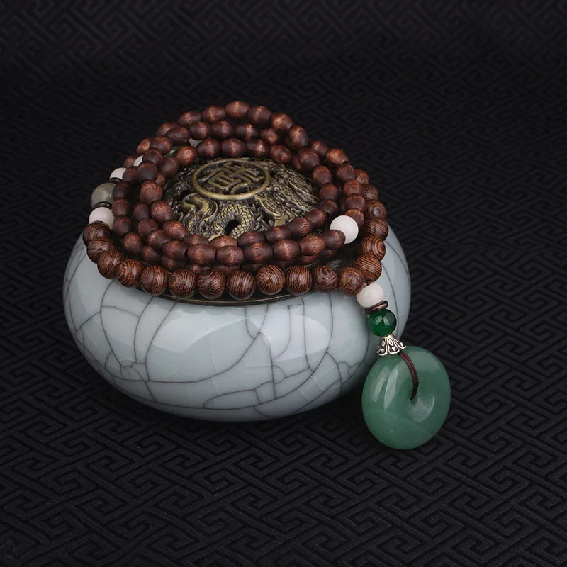 Ювелирные изделия в непальском стиле ручной работы сандалового дерева ожерелье