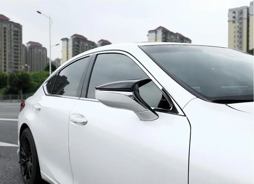 Рог быка для ABS Полный Корпус чехол накладка на зеркало заднего вида автомобиля