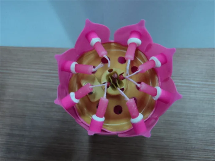 

Wholesale 500pcs/lot musical lotus flower happy birthday Candle gift