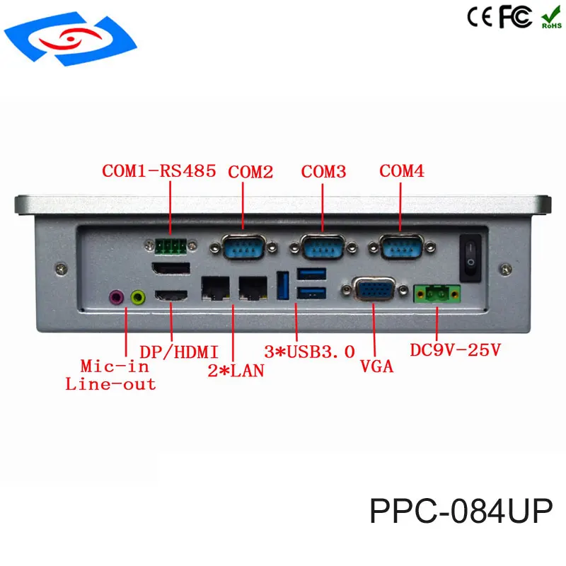 Горячая Распродажа 8 4 &quotнастенный сенсорный экран ПК IP65 промышленный панельный