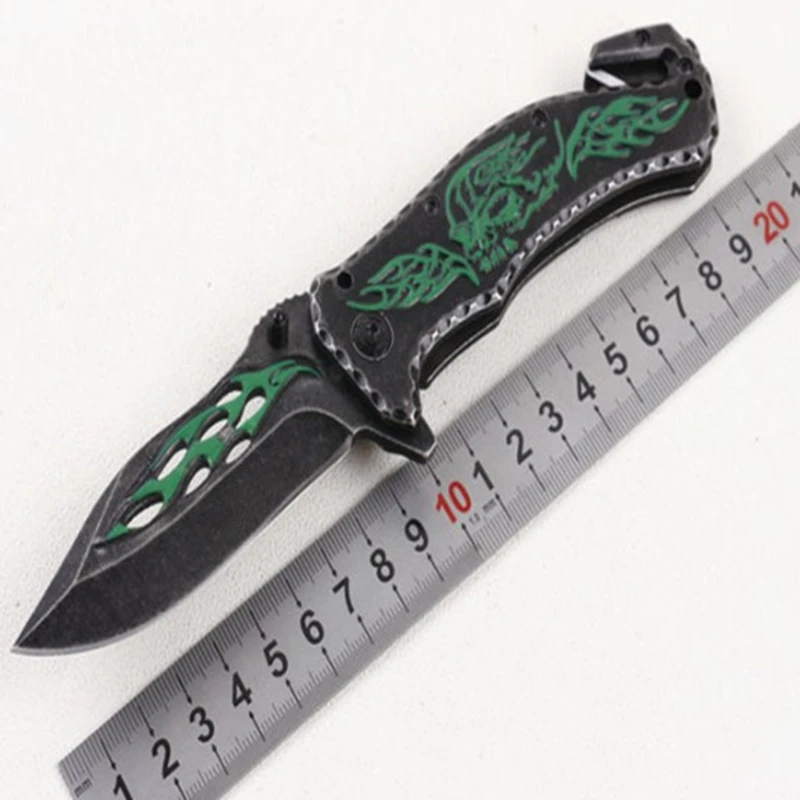 8 &quotGreen Thorn F99 Флиппер складной Ножи 440 лезвие Сталь Титан ручка Открытый Отдых