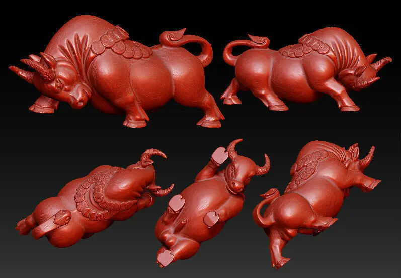 3D модель для ЧПУ резная фигурка скульптурная машина в формате STL китайская