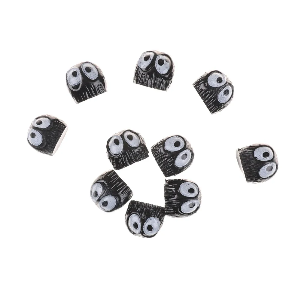 

New Sale 10pcs/lot Spirited Away miniature figurines toys cute lovely Model Kids Toy 1cm PVC japan anime children action figure