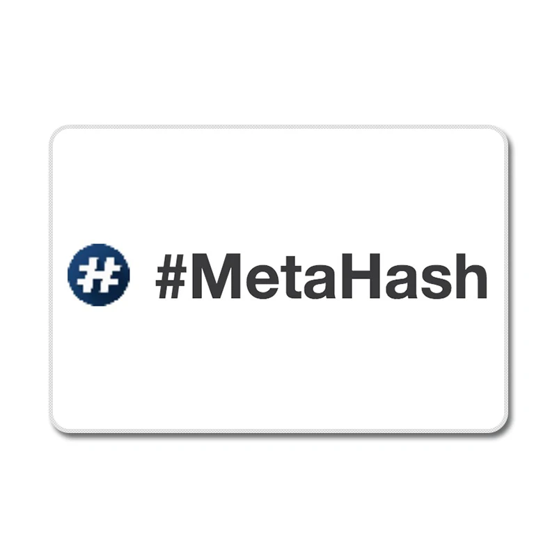 Metahish Crypto Bitcoin Ethereum Gnosis IPChian дизайн натуральный резиновый коврик для мыши Коврик