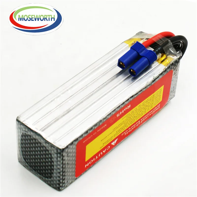 Bater&iacute;a LiPo 6S para avi&oacute;n, helic&oacute;ptero, Quadrotor, Dron, coche, barco, bater&iacute;as recargables, 22,2 V, 3800mah, 30C-60C-4