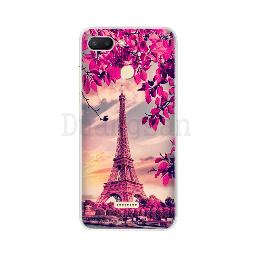 Cool Design Case For Xiaomi Redmi 6 marble silicon Soft TPU Back Cover Coupe Redmi6 On Funda Phone shell | Мобильные телефоны и