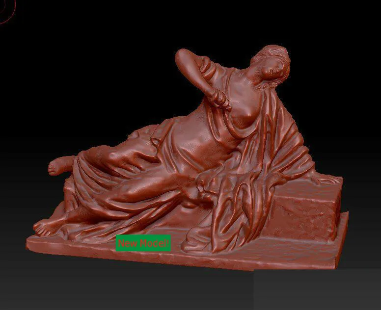 

3D model relief STL models file format Goddess of mercy Lucretia