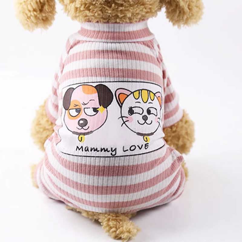 Парная Одежда для собак Толстовка с капюшоном четырех футов изображением