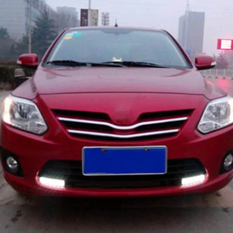 

Car Styling 2pcs/lot Led Daytime Driving Running Light 8LED DRL Car Fog Lamp Waterproof White Light DC 12V Daytime Running Light
