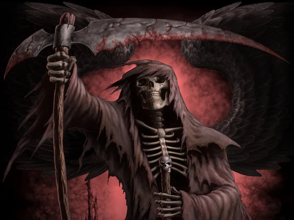 Grim Reaper Modern pop elements wall HD canvas printing art Giclee home decoration murals no frame | Дом и сад