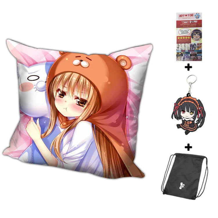Квадратный чехол для подушки Hobby Express Умару дома-химуто Чан из аниме дакимакура