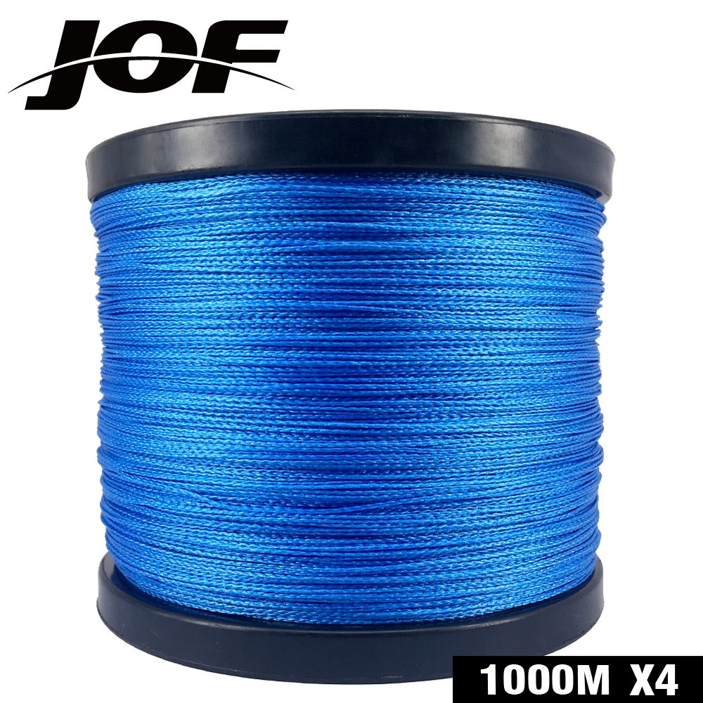 JOF 100 м 150 300 500 1000 полиэтиленовая плетеная леска мультифиламентная рыболовная 4