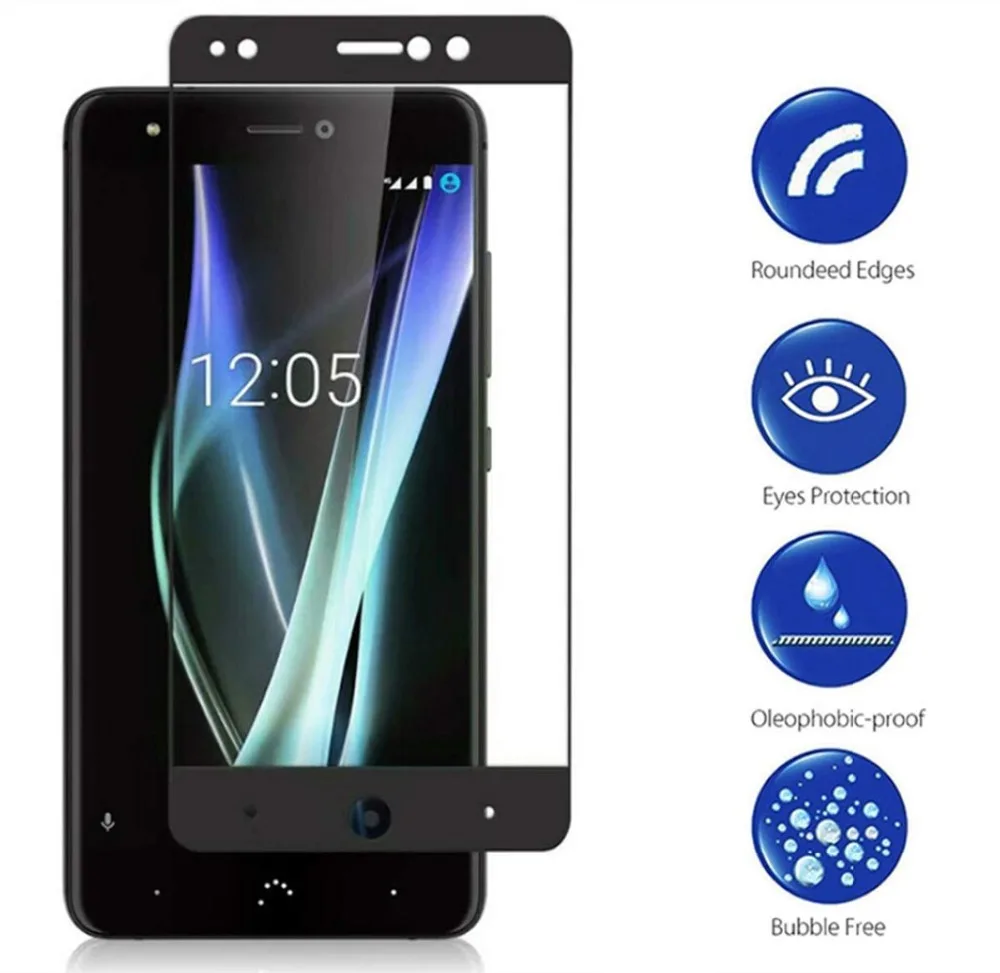 Полное покрытие закаленное стекло для BQ U2 Lite V Plus X Pro X2 Защита экрана Защитная