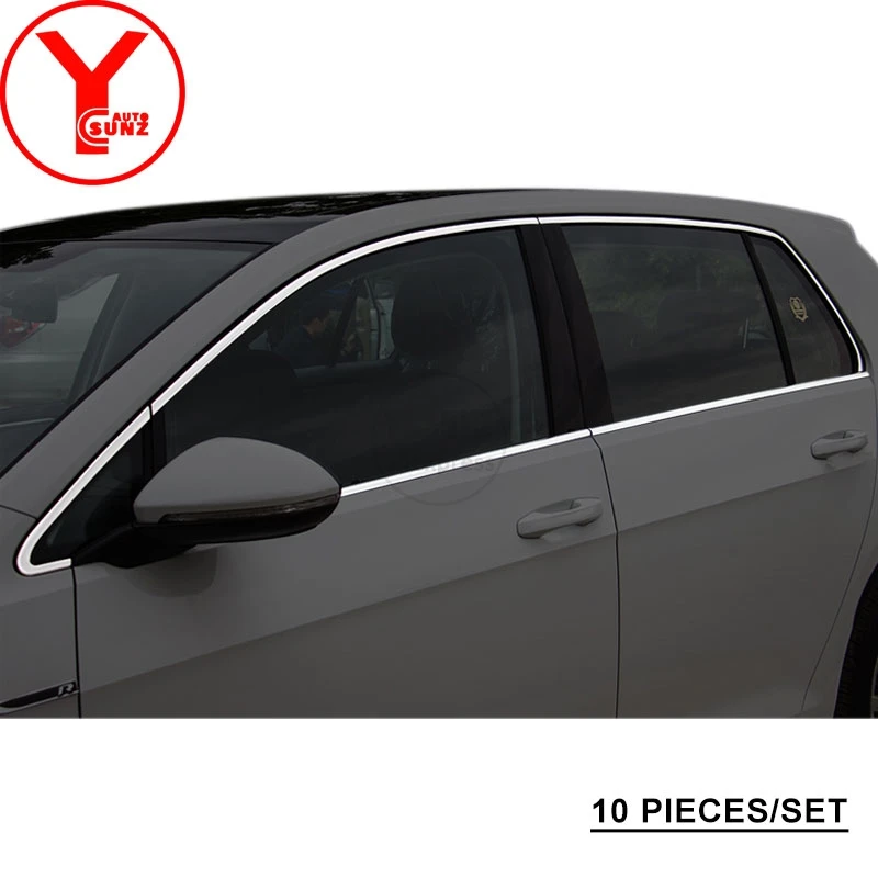 YCSUNZ наружные боковые оконные отделочные полосы аксессуары из нержавеющей стали