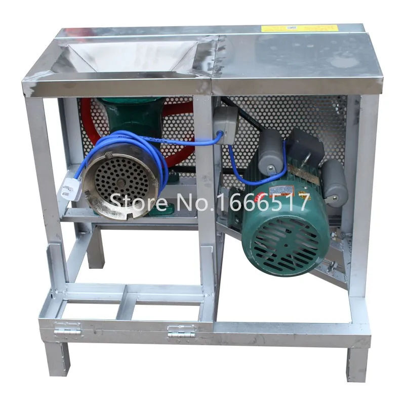 3.0kw 1450r/мин Коммерческая электрическая мясорубка для мяса, костяной дробилки, курицы, Чили CICI