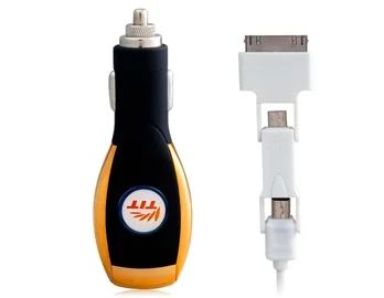 3 in 1 Super Car Charger for iPhone 4/4S iPod iPad & Other Devices with Mini USB or Micro Port (Black) | Мобильные телефоны и