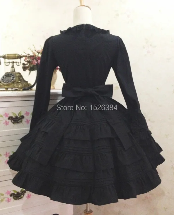 

Cotton Sweet Lolita Dress With Lace And Bows Lolita 3