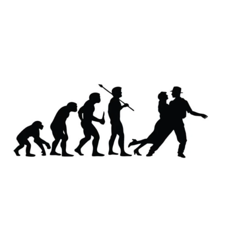 

Swing Dancing Evolution Decal Sticker Car Truck Window Creativity Car Accessories Motorcycle Helmet Car Styling Body Decals