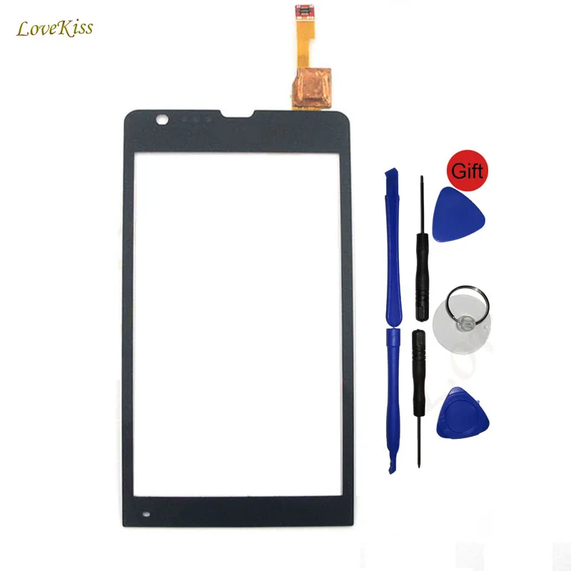 Сенсорный экран Переднее стекло сенсор дигитайзер панель для sony Xperia SP C5303 C5302 M35h HSPA LTE C5306 сенсорный экран Замена инструменты