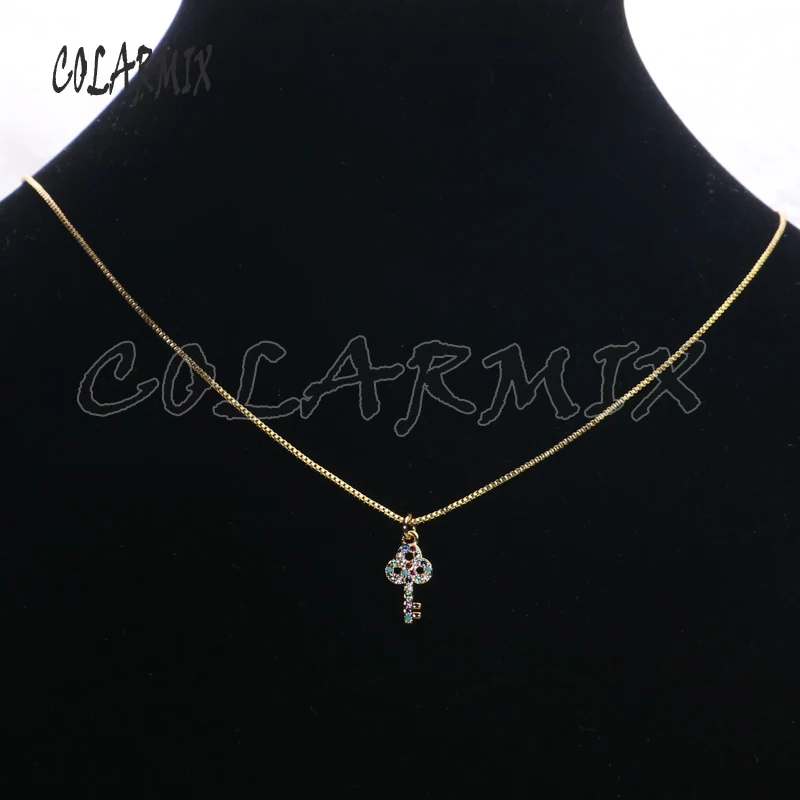 10 нитей маленькие подвески для ключей ожерелье аксессуары кулон подарок