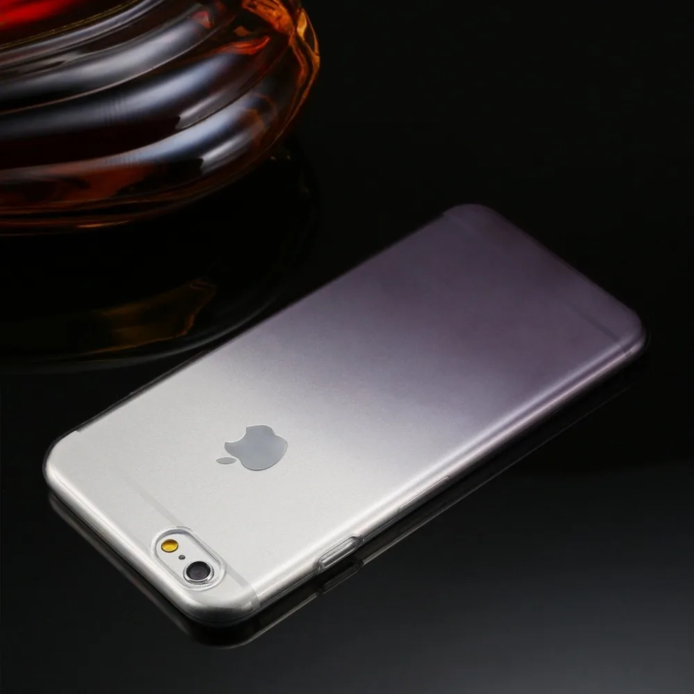Чехол HAWEEL для iPhone 6 и 6s ультратонкий прозрачный мягкий чехол из ТПУ с градиентом