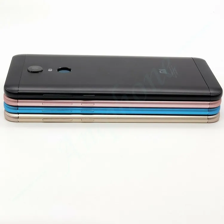 Для Xiaomi Redmi 5 Plus(MEE7) Запасные части Задняя крышка батареи корпус+ боковые кнопки+ камера вспышка Замена объектива