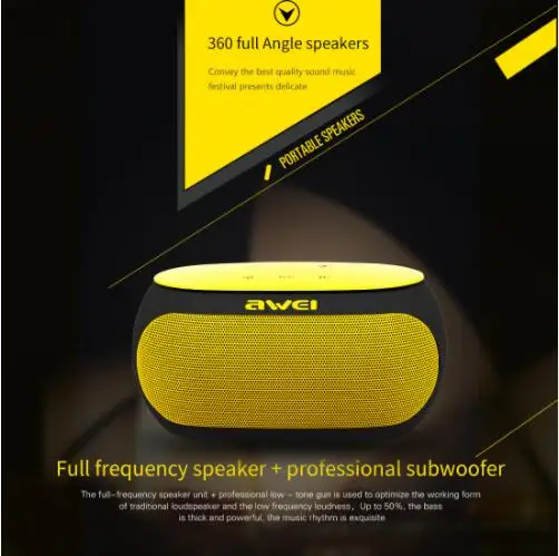 DDO Портативный беспроводной Bluetooth динамик стерео сабвуфер USB s TF fm-радио