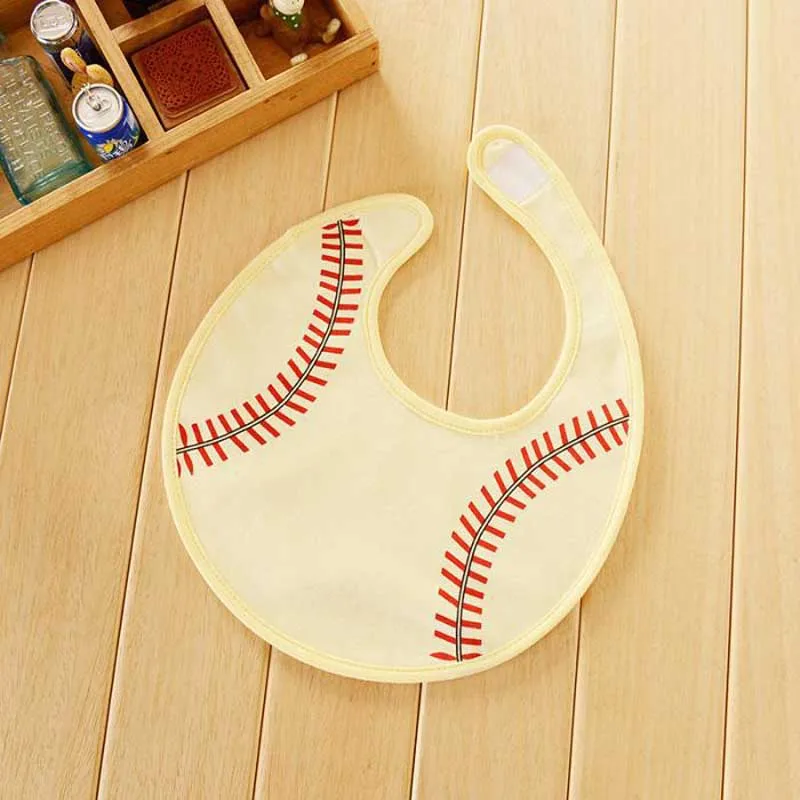 Baseball Новейшие Детские нагрудники для мальчиков и девочек милый Футбол Баскетбол дизайн нагрудники Babador новорожденных Bavoir Infantil Baberos - Цвет: Baseball