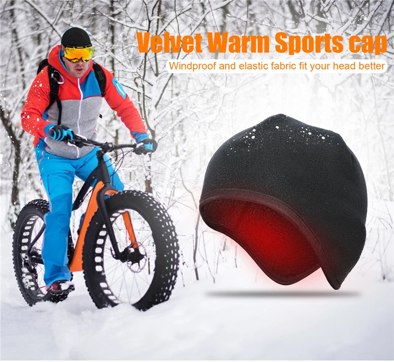 WEST BIKING зимняя велосипедная Кепка, ветрозащитная Теплая Флисовая шапка для бега, катания на лыжах, мотоцикла, головной убор, бандана, велосипедная теплая Кепка s