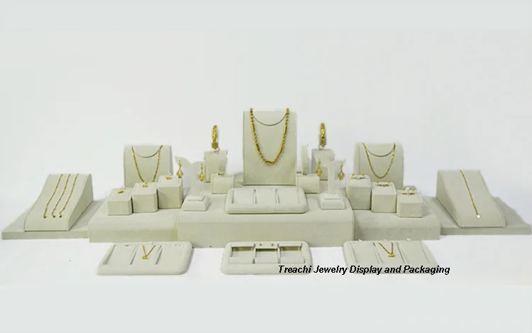 

Stand for Jewelry Necklace Display Holder Neceser Fashion Jewelry Presentoires For Counter top Showcase 29pcs