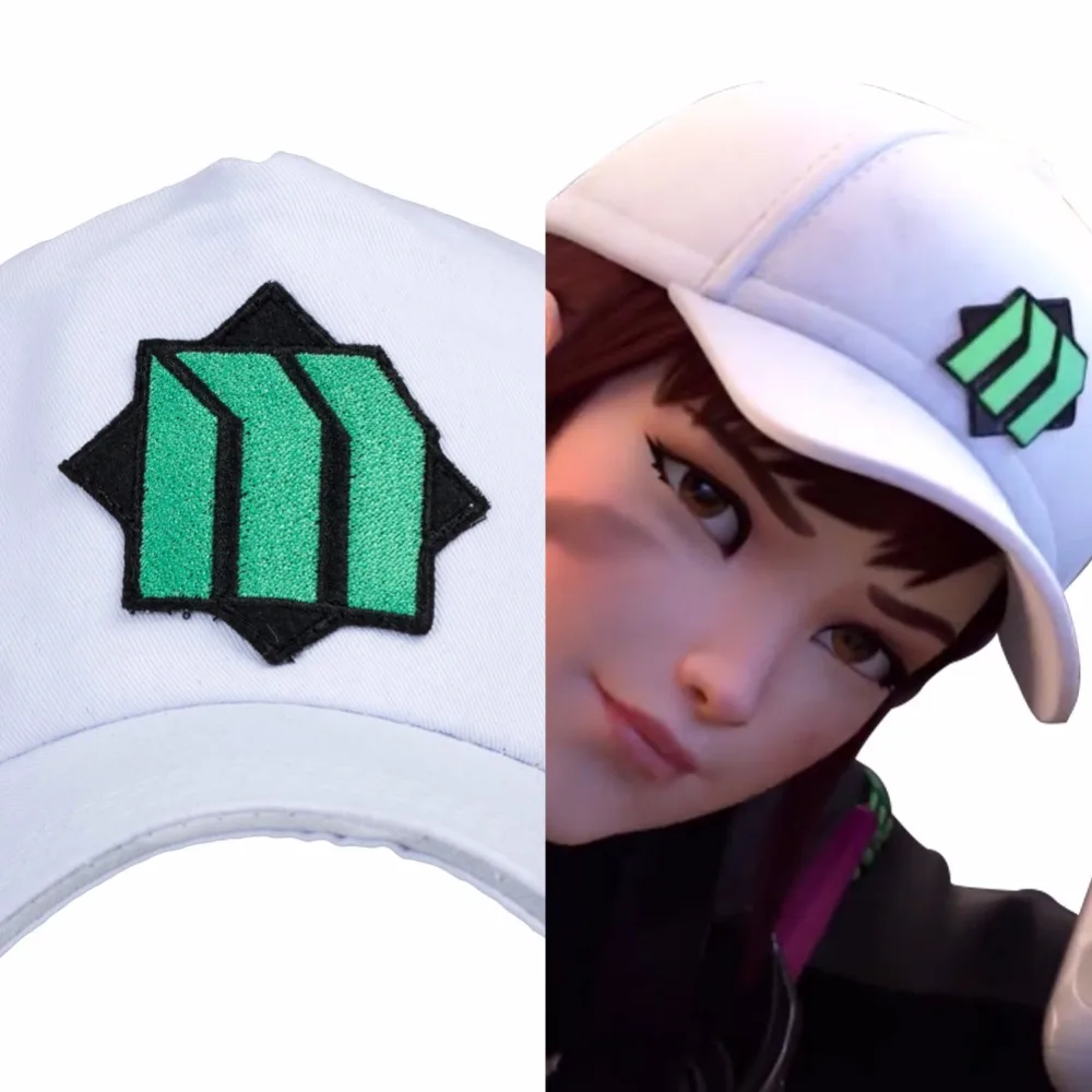 OW D. Va DVA Хана Сонг шапка для косплея стрельба звезда костюм реквизит OW DVA бейсболка Meka Логотип Регулируемая