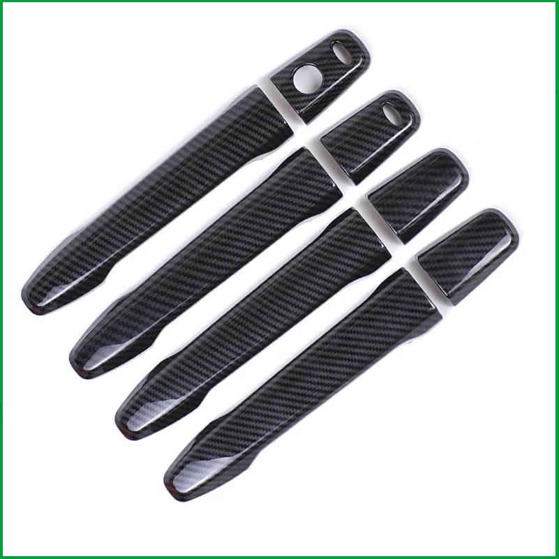 Для Mitsubishi Outlander 2013 2014 2015 2016 2017 ABS Carbon Look дверная ручка крышка чашки наклейка