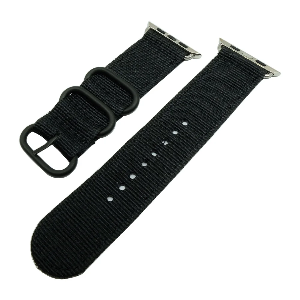 

New arrive sport woven nylon for apple watch band 38mm 42mm wrist braclet adjust nylon for iwatch strap series 1/2/3