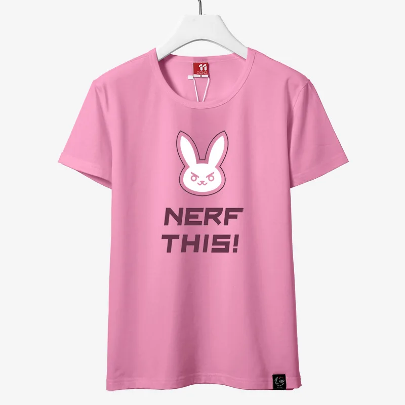 OW D. VA кролик косплей tshit Dva унисекс с коротким рукавом футболки летние топы