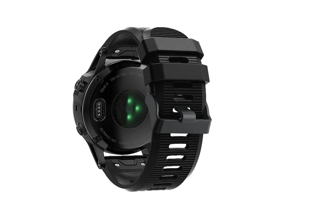 26 мм силиконовый ремешок для смарт-часов Garmin Fenix 6X/5X/5 XPlus/3/3HR/D2 Bravo/Quaitx3 Смарт-часы браслет Спорт Correa