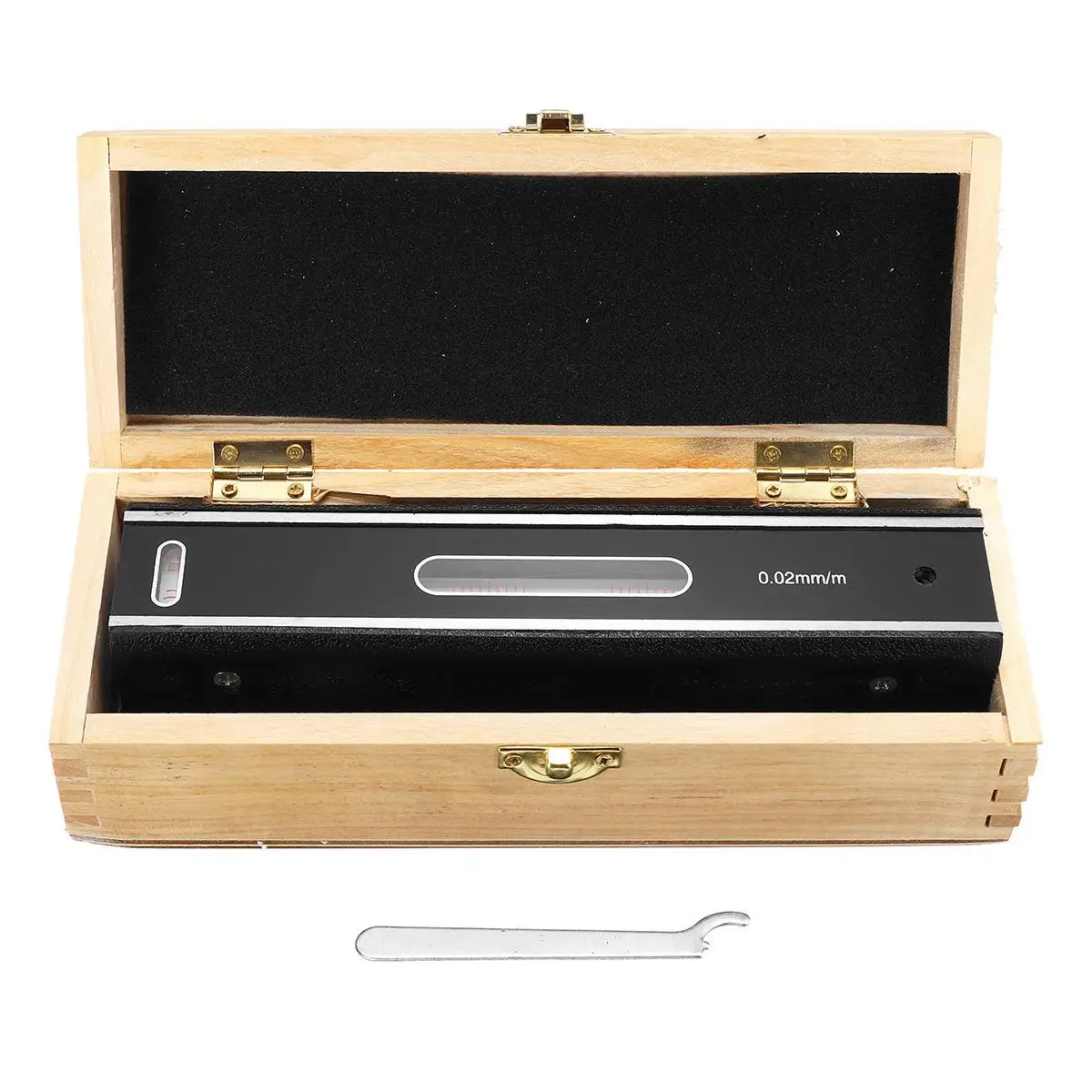 

200mm High Precision Level Graduation Bar 0.02/0.05mm Measurement Leveler Accuracy Graduated bubble Vials Horizontal Bar Level