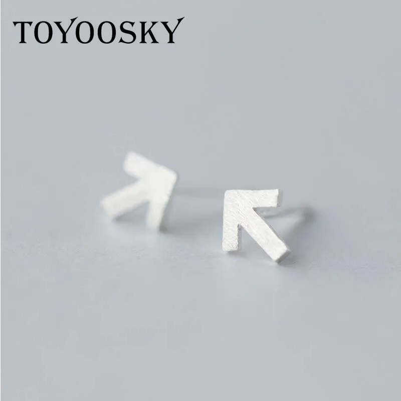 Женские серьги гвоздики из серебра 925 пробы|arrow stud earrings|stud earringsstud earrings for women |