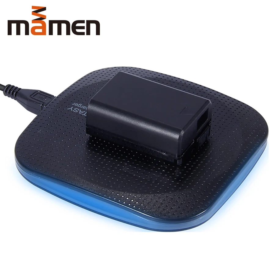 Mamen NP-FW50 NPFW50 NP FW50 Беспроводная батарея для цифровой камеры+ Беспроводное зарядное устройство для sony A5000 A5100 A6000 A6100