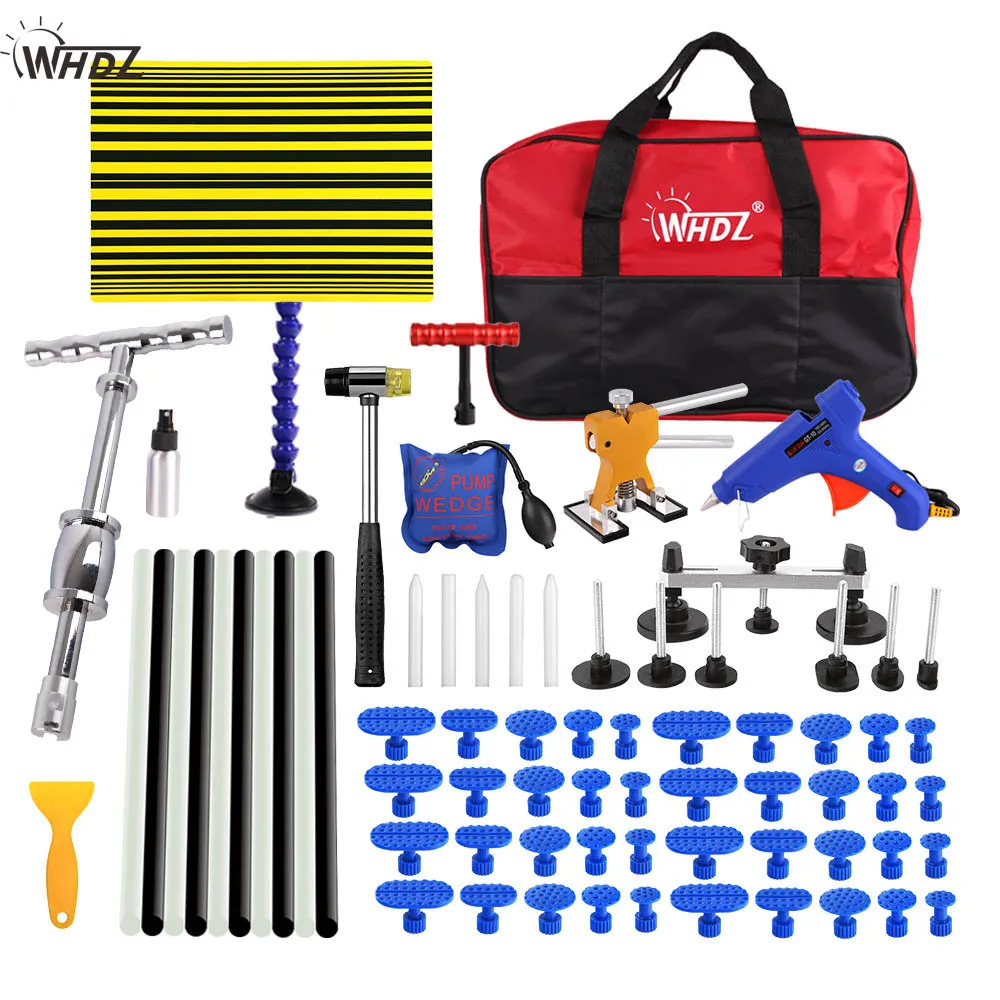 WHDZ PDR набор инструментов для ремонта вмятин линейная доска удаления клеевой