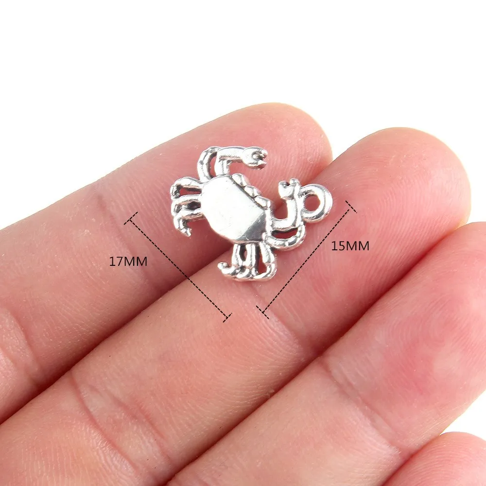 10 шт./упак. Мини милый животный сплав сделай сам декоративные аксессуары браслет