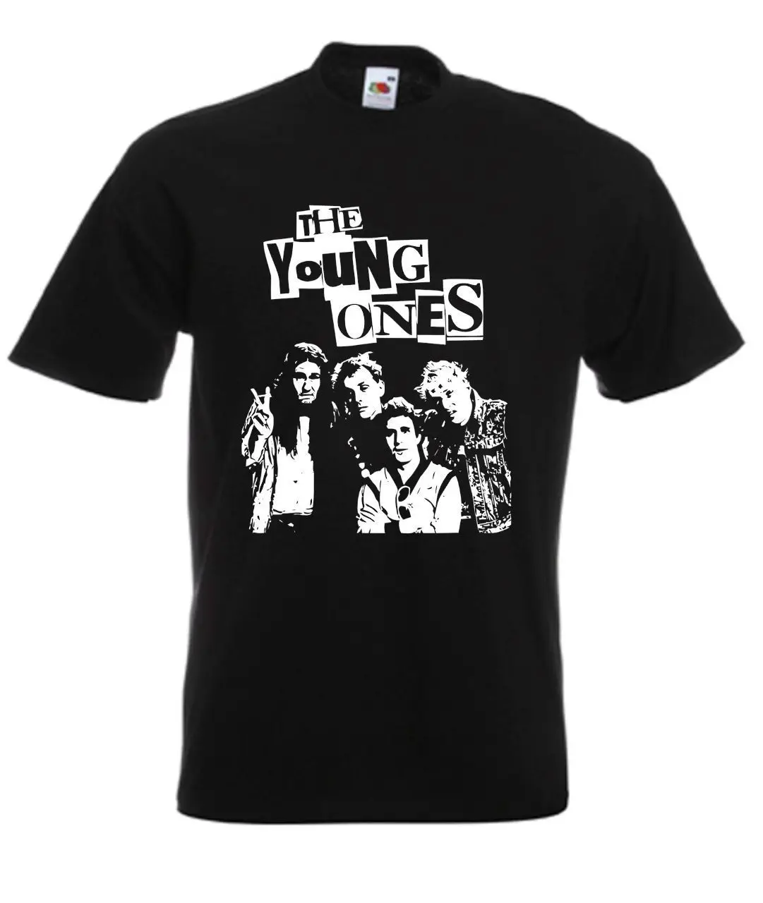Young Ones Ретро 80s комедия ТВ футболка/Толстовка крутая Повседневная футболка с
