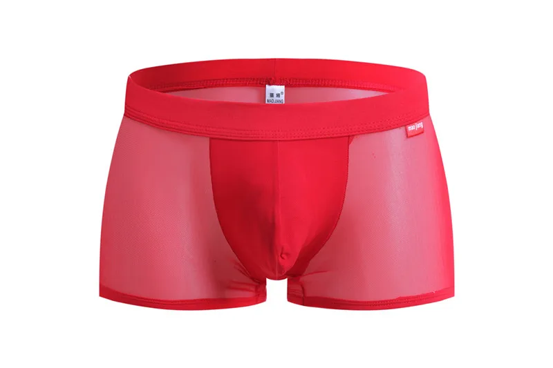 Мужское нижнее белье шорты модные дышащие мужские боксеры однотонные выпуклые