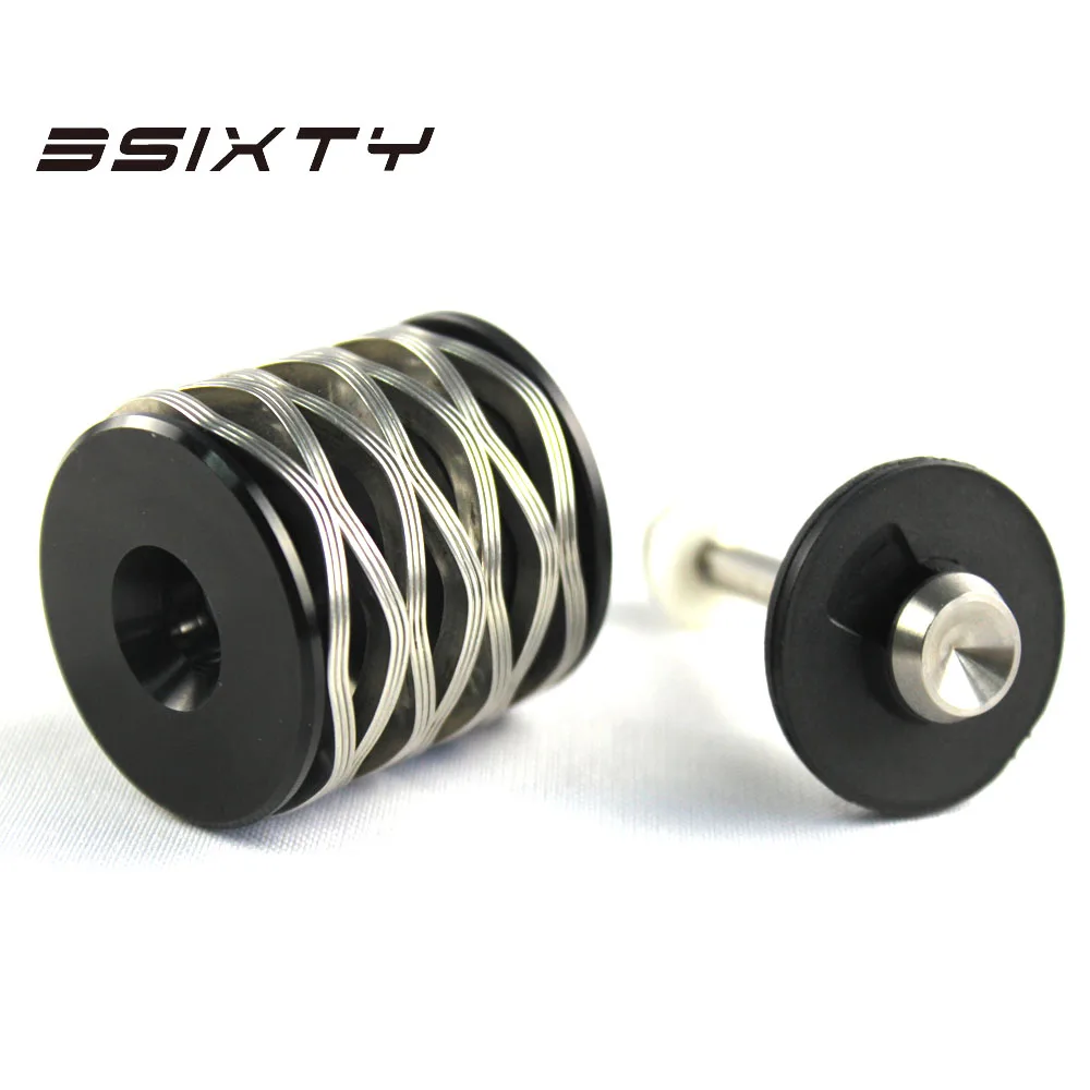 

3Sixty Titanium Matumura Kohki Scrowave Suspension Spring Bolts Rear Shock for Brompton