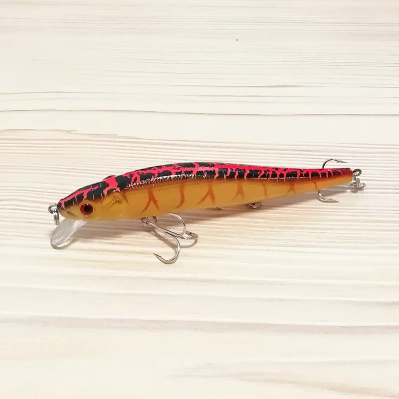 B085-B Sealurer Minnow рыболовные приманки 11,5 см 13 г воблер плавающий 6# тройной крючок искусственный Pesca жесткая приманка свимбейт кренкбейт 5 цветов - Цвет: B085-B