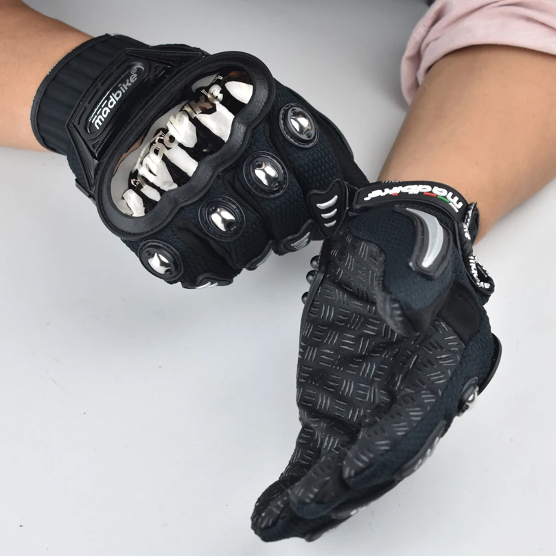 

Madbike newest glove motorcycle racing winter motorbike gloves guantes para moto de invierno women stainless steel protection