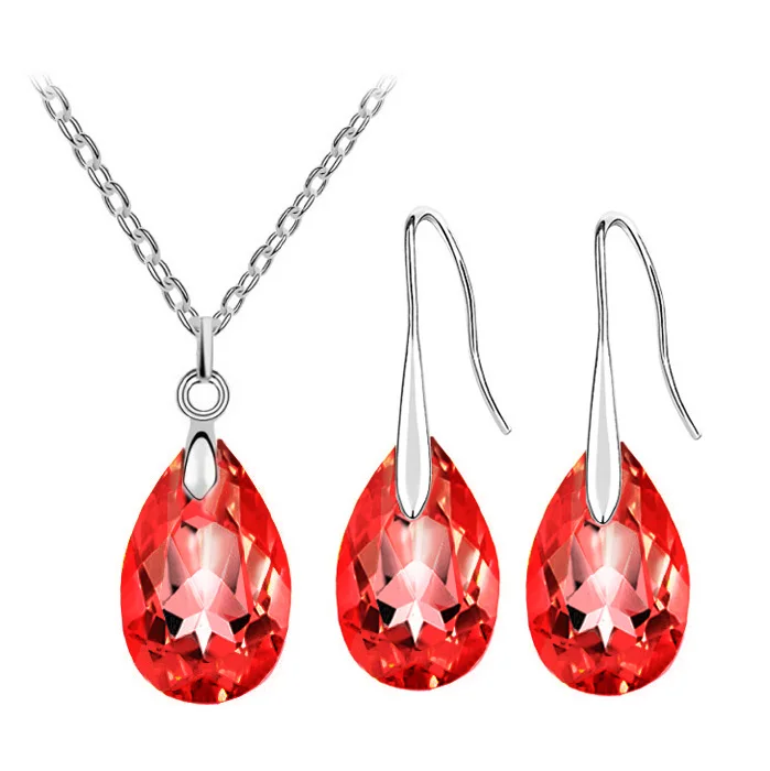 Ожерелье и серьги из австрийского хрусталя с орнаментом|necklace earrings jewelry set|brand